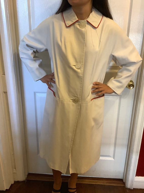 1950s women's trench coat