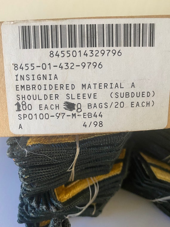 Army Surplus 20 Pc Vintage Corporal Patches Gem