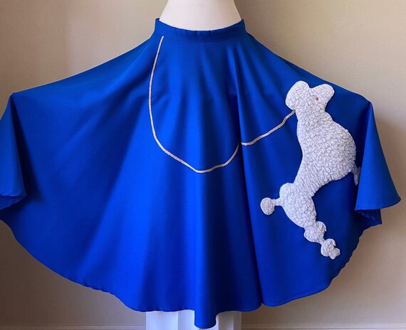 Vintage 50’s Style Circle Poodle Skirt SockHop wit