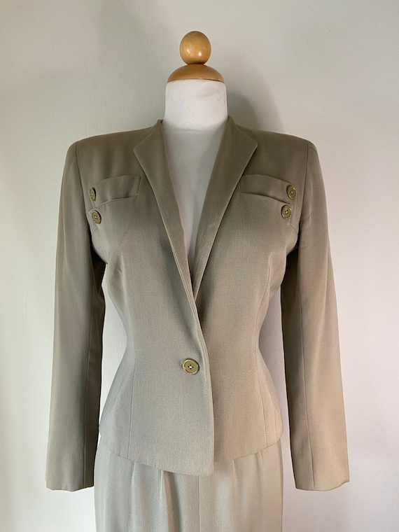 1930s Vintage Suit Sm Wool Gabardine - image 1