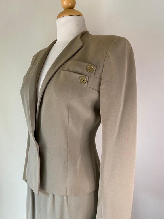 1930s Vintage Suit Sm Wool Gabardine - image 3