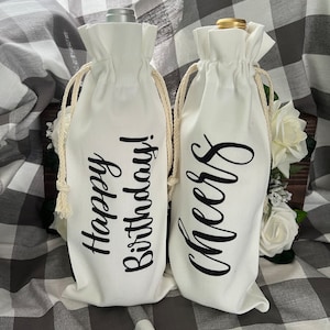  Getting Married Gift Wedding Gift for Women Men Engagement Gift  Champagne Wine Bag Congratulation Gift Bridal Shower Gifts for Couples  Bride Proposal Decorations Reusable Burlap Drawstring Wine Bag : Home 