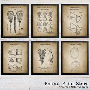 Vintage Lacrosse Patent Print Set. Lacrosse Art Prints. Lacrosse Prints. Lacrosse Nursery Decor. Lacrosse Lacrosse Decor. Lacrosse Gifts.281