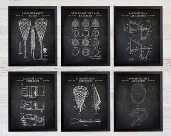 Vintage Lacrosse Patent Print Set. Lacrosse Art Prints. Lacrosse Prints. Lacrosse Nursery Decor. Lacrosse Lacrosse Decor. Lacrosse Gifts.281