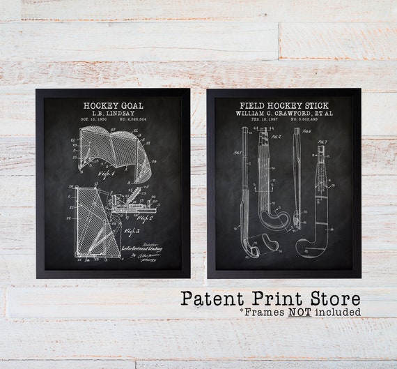 Field Hockey Poster. Field Hockey Patent Art. Field Hockey Decor. Field Hockey Art. Field Hockey Wall Art. Field Hockey Patent Print. Decor.