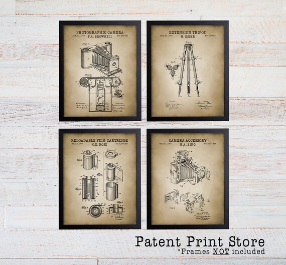 Photography Patent Art. Photography Prints. Photography Art. Camera Patent Prints. Camera Art. Camera Prints. Photography Decor. Gift. 284