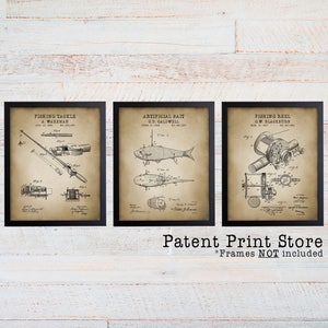 Fishing Patent Prints. Fishing Prints. Fishing Posters. Fathers Day ...