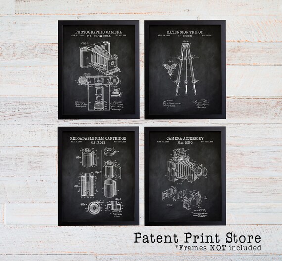 Photography Patent Art. Photography Prints. Photography Art. Camera Patent Prints. Camera Art. Camera Prints. Photography Decor. Gift. 284