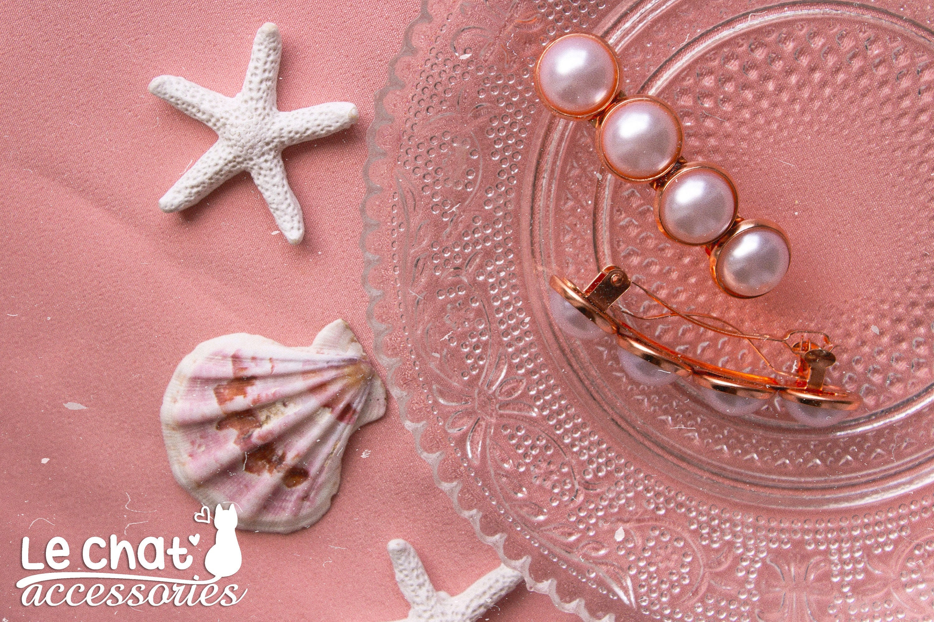 Rose Gold Barrette Pearl Barrette Rose Gold Hair Clip Pearl Etsy