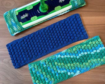 Cotton Reusable Pads Fit Swiffer Sweeper XL Lot of 3 Washable Eco Friendly