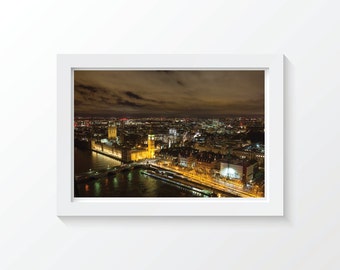 Photographie de London By Night, Big Ben, Le Palais de Westminster