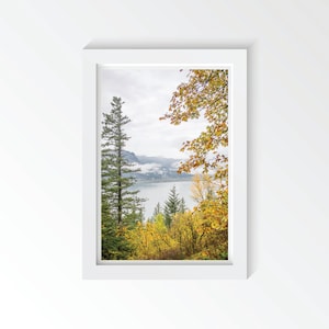 View from Multnomah Falls, Oregon photographic print