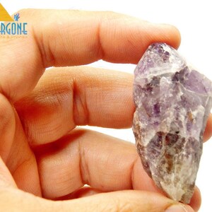 Raw Super 7 Crystal Point: Amethyst Melody Stone, 2" (26g) (ES7)