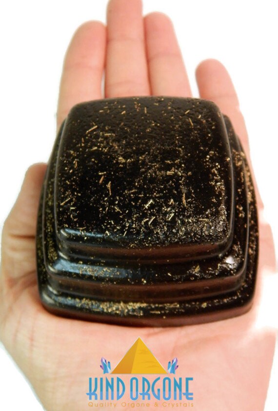 Pick QTY Kind Orgone Mini Cubes Black Sun Quartz Crystals 1//2/" Reiki Energy