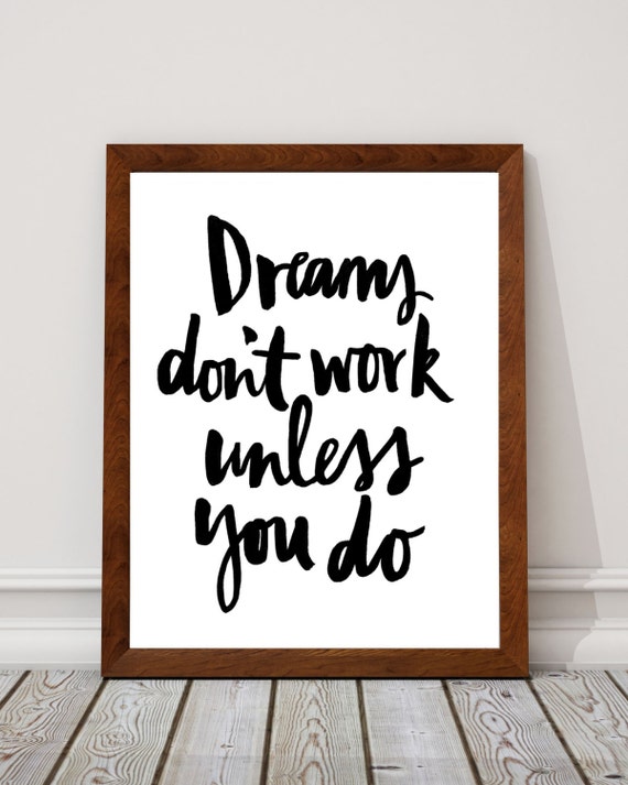 Inspirational Print Quote Printable Quote Art Home Decor Etsy