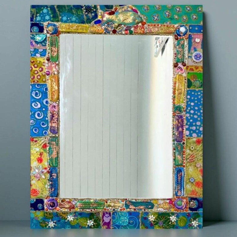 Mosaic Wall Mirror - Etsy
