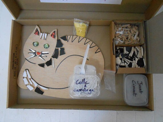 Creer Sa Mosaique Avec Un Kit Mosaique Chat Noir Et Etsy Creer Sa Mosaique Avec Un Kit Mosaique Chat Noir Et Etsy