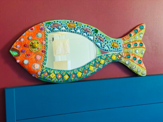 Fish mirror discount