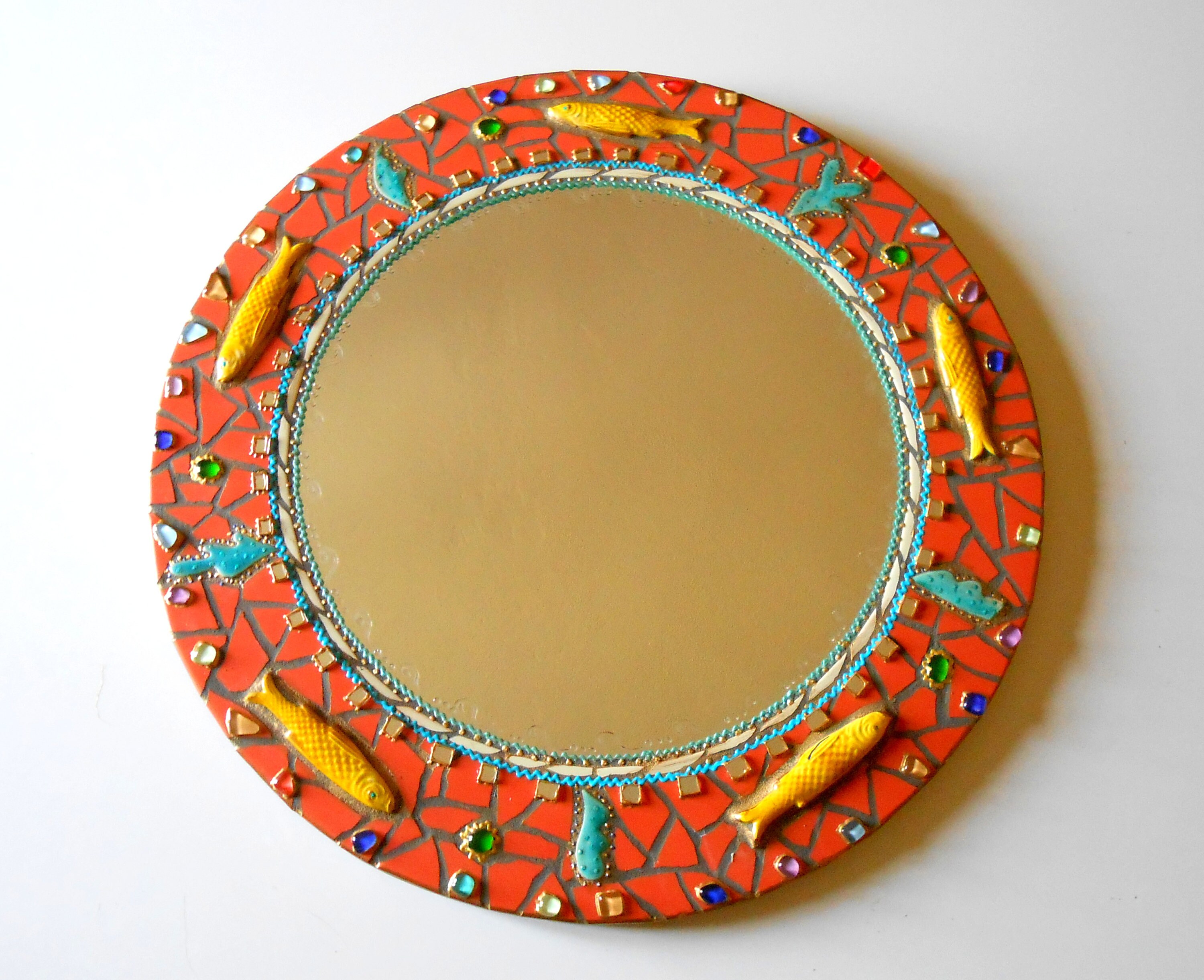 miroir Mural Mosaïque