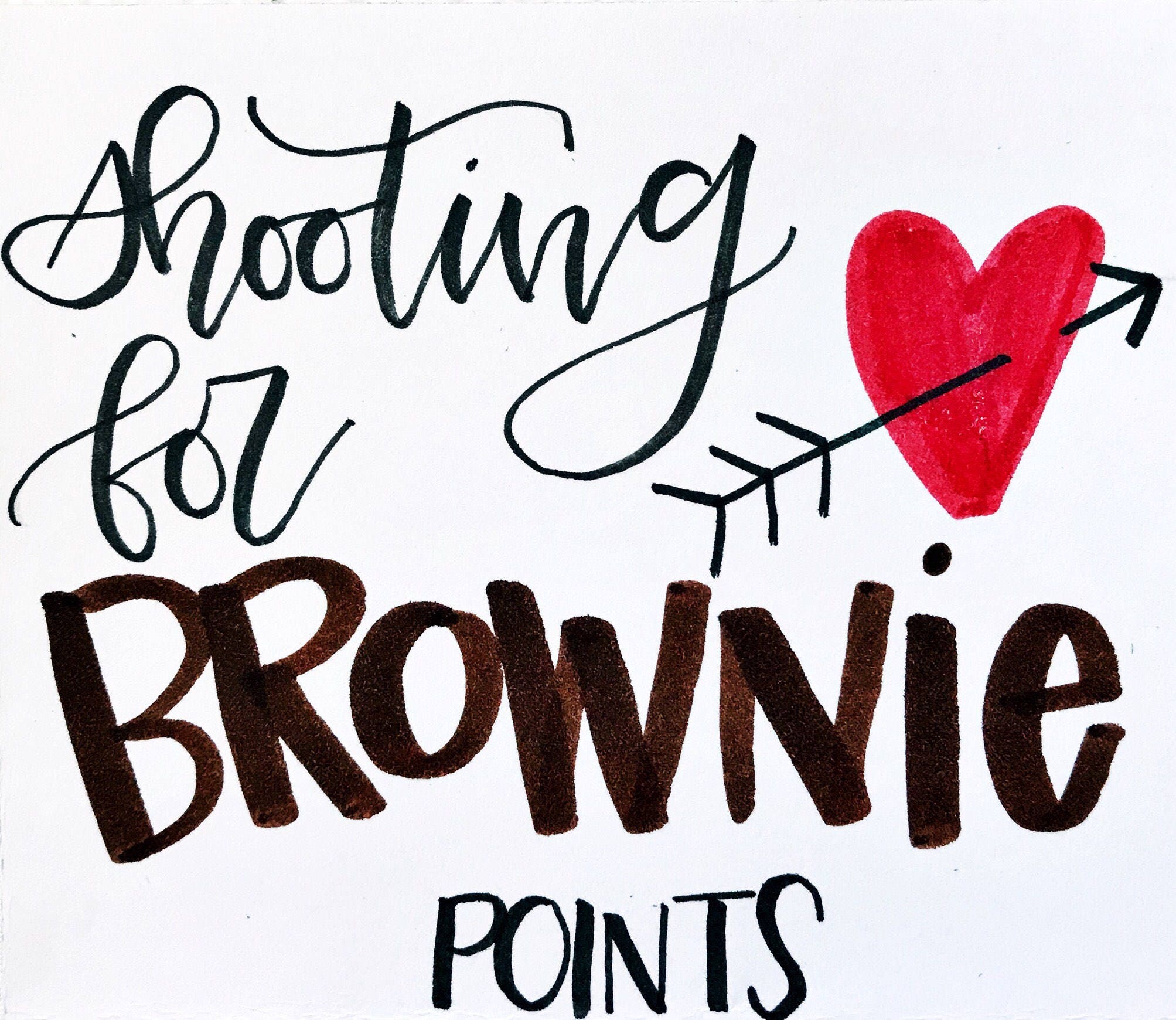 Shooting For Brownie Points Free Printable Printable Templates