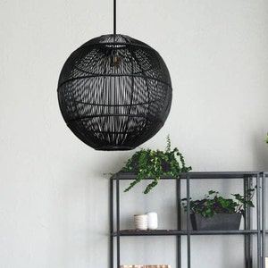 Abigail Rattan Pendant Light Chandelier 