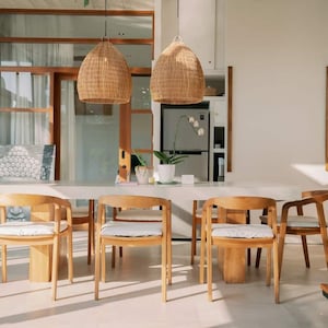 September Rattan Pendant Light Balboa Interior Coastal Design Lamp