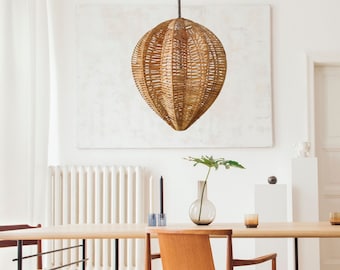 Coconut Grove Rattan Pendant Light