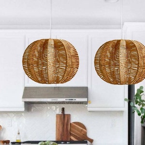 Houston Rattan Pendant Light