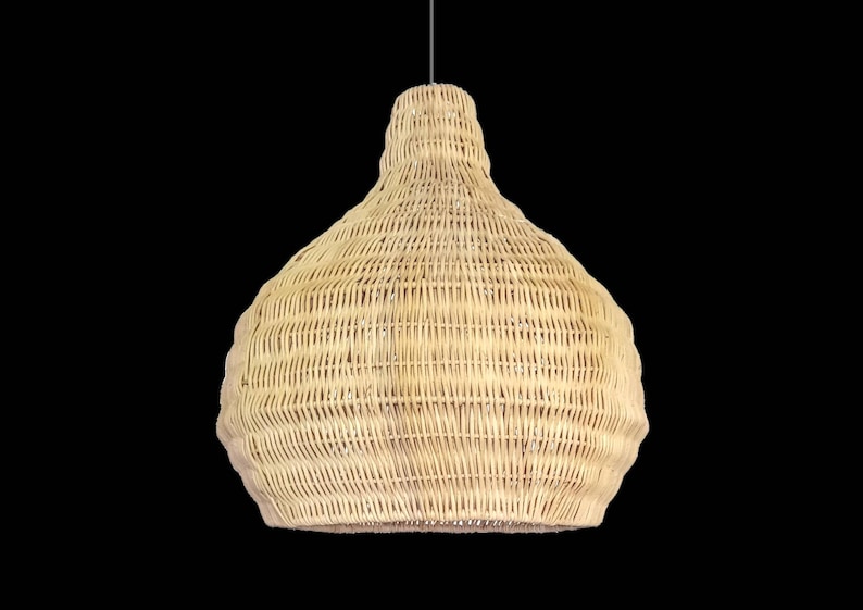 Jake Woven Rattan Pendant Light Kitchen Island Pendant Lighting Chandelier image 5