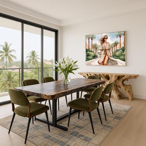 Beverly Hills California Fashion Illustrations Wall Art Digital Print JPEG