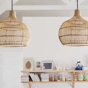 Oceanside Rattan Pendant Light image 1