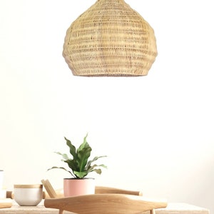 Jake Woven Rattan Pendant Light Kitchen Island Pendant Lighting Chandelier image 4