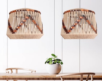 Ocean Park Rattan Pendant Light