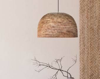 Cape Cod Woven Rattan Pendant Light