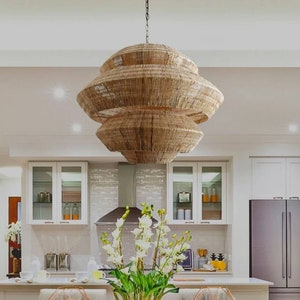 Julia Rattan Pendant Light