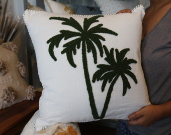 Pillow with palm theme for sofa couch cushion cover Interior Design Trends