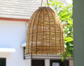 Tracy Rattan Pendant Light