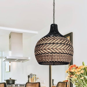Boston Rattan Pendant Light
