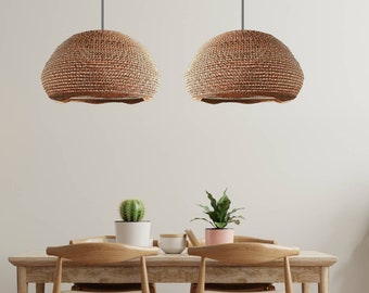 Amber Rattan Pendant Light Light Interior Design Trend