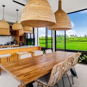 Mauna Lani Rattan Pendant Light
