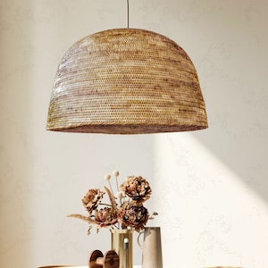 Rudy Rattan Pendant Light