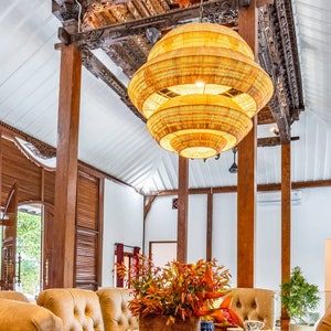 Julia Rattan Pendant Light