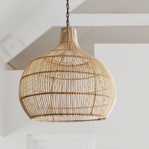 Oceanside Rattan Pendant Light image 8