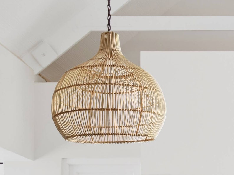 Oceanside Rattan Pendant Light image 8