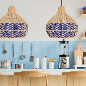 Chris Rattan Pendant Light