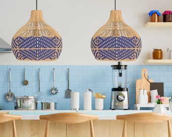 Chris Rattan Pendant Light