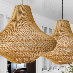 Pasadena  Woven Rattan Lighting Pendant