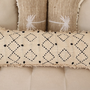Mel Pillow Case Extra Long Lumbar Pillow 36 inches Cushion Cover