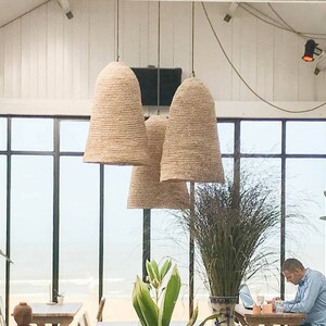 Big Sur Rattan Pendant Light Coastal Interior Design