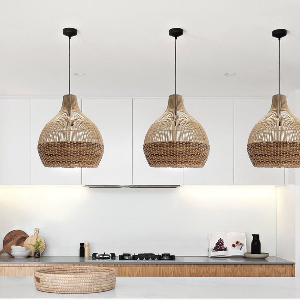 Paris Rattan Pendant Light Coastal Interior Design